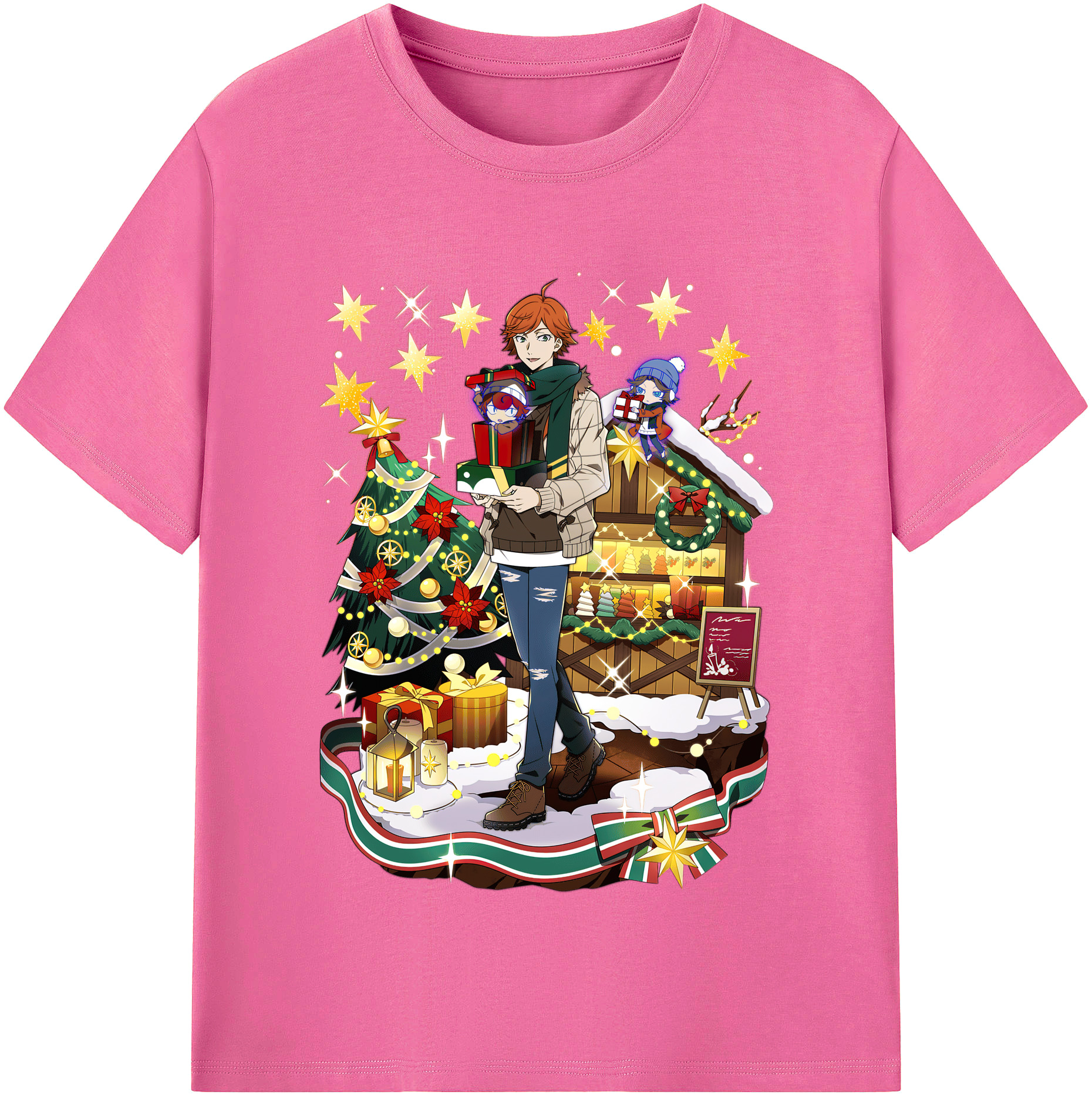 （画像用） 文豪ストレイドッグス Bungo Stray Dogs レディースカジュアルプリントTシャツ（綿100％）